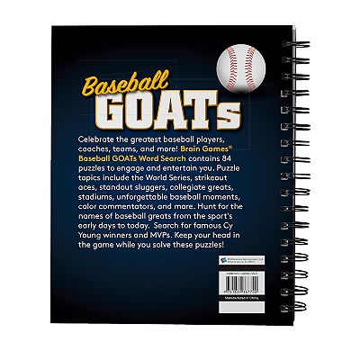 Baseball GOATs Word Search Activity Book