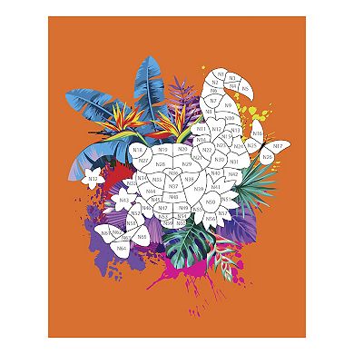 Sticker By Number™ Neon Jungle Activity Book