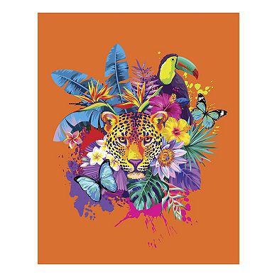 Sticker By Number™ Neon Jungle Activity Book