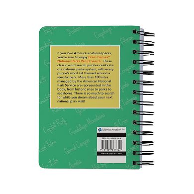 Mini National Parks Word Search Activity Book