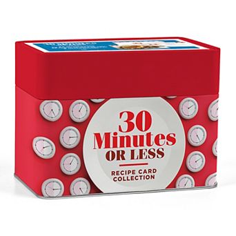 30 Minutes or Less Recipes Card Collection Tin