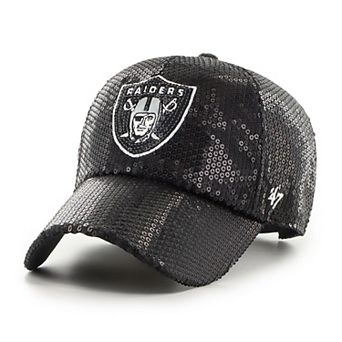 Women's�'47 Black Las Vegas Raiders Dazzle Clean Up Adjustable Hat