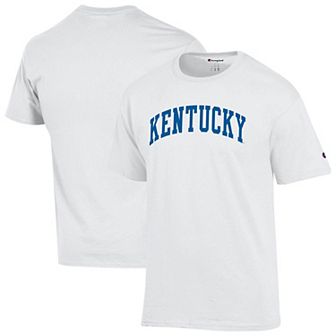 Men's Champion White Kentucky Wildcats Basic Arch T-Shirt