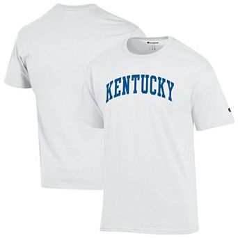 Men's Champion White Kentucky Wildcats Basic Arch T-Shirt