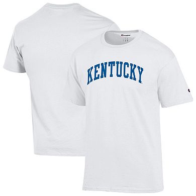 Men's Champion White Kentucky Wildcats Basic Arch T-Shirt