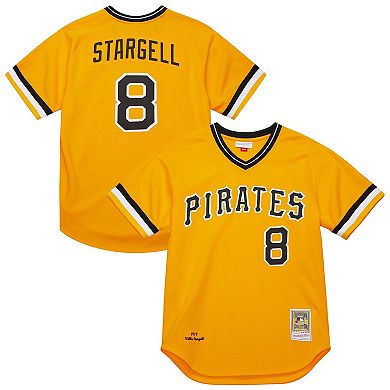 Men's Mitchell & Ness Willie Stargell Gold Pittsburgh Pirates 1979 Throwback Authentic Jersey