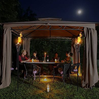 Sorbus Outdoor Metal Patio Torches