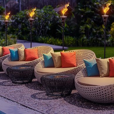 Sorbus Outdoor Metal Patio Torches