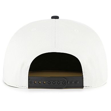 Men's '47 White/Black Baltimore Orioles Foundation Captain Snapback Hat