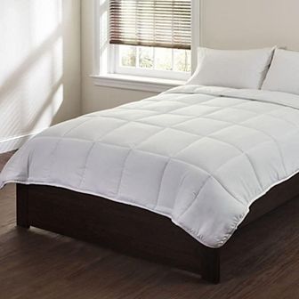 Mastertex Down Alternative Quilted Bed Comforter White
