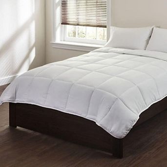 Mastertex Down Alternative Quilted Bed Comforter White