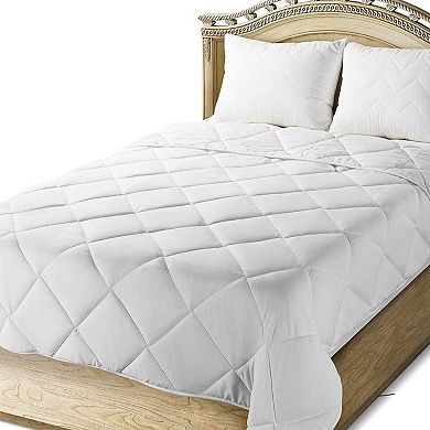Mastertex Down Alternative Quilted Bed Comforter White