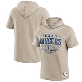 Men's Darius Rucker Collection by Fanatics Tan Texas Rangers Hooded T-Shirt