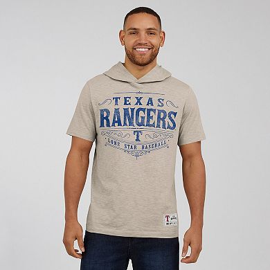 Men's Darius Rucker Collection by Fanatics Tan Texas Rangers Hooded T-Shirt