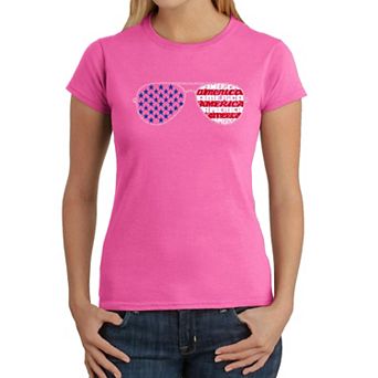Americana Sunglasses - Women's Word Art T-Shirt