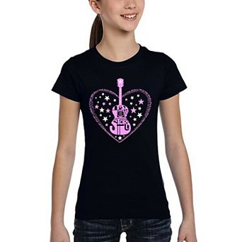 It's A Love Story - Girl's Word Art T-Shirt