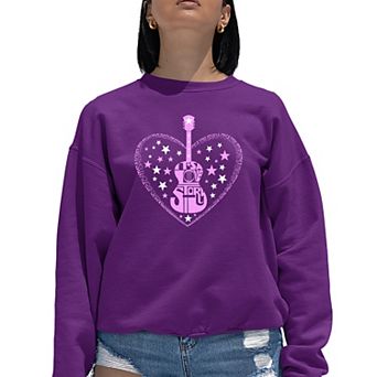 It's A Love Story - Women's Word Art Crewneck Sweatshirt