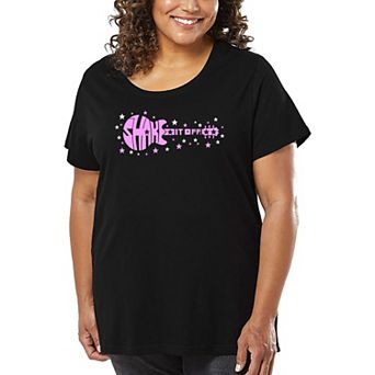 Shake it Off - Women's Plus Size Word Art T-Shirt