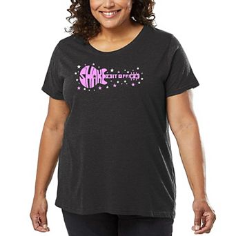 Shake it Off - Women's Plus Size Word Art T-Shirt