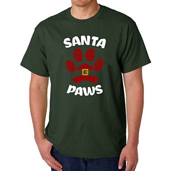 Santa Paws - Men's Word Art T-Shirt