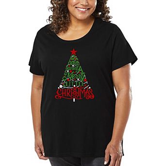 Have Yourself a Merry Little Christmas - Women's Plus Size Word Art T-Shirt