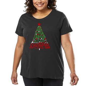 Have Yourself a Merry Little Christmas - Women's Plus Size Word Art T-Shirt