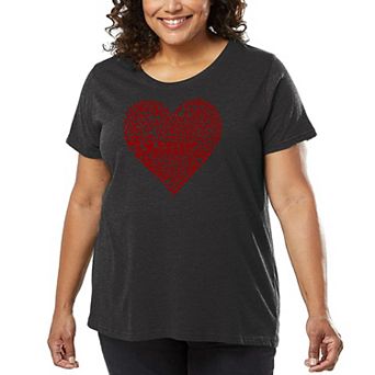 Love Yourself - Women's Plus Size Word Art T-Shirt