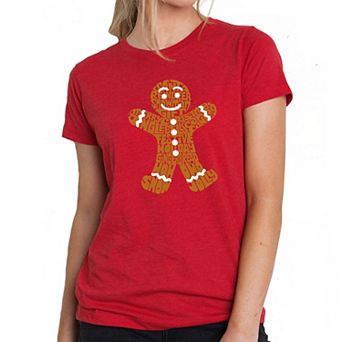 Gingerbread - Women's Premium Blend Word Art T-Shirt