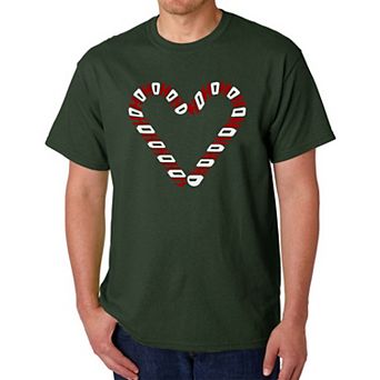 Candy Canes - Men's Word Art T-Shirt