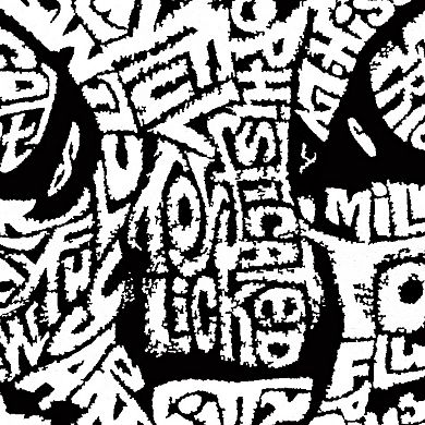 Women's Plus Size Word Art Tank Top - Cat Face