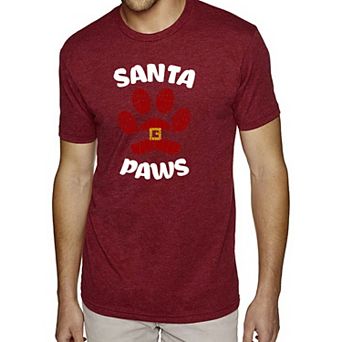 Santa Paws - Men's Premium Blend Word Art T-Shirt
