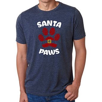 Santa Paws - Men's Premium Blend Word Art T-Shirt