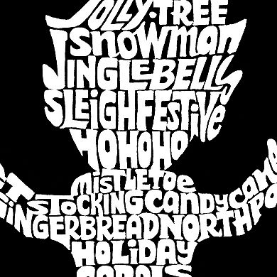 Christmas Elf - Women's Plus Size Word Art V-Neck