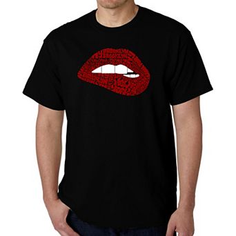 Brooklyn Lips - Men's Word Art T-Shirt