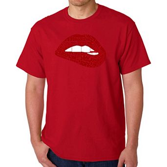 Brooklyn Lips - Men's Word Art T-Shirt