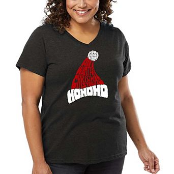 All I Want for Christmas is You - Women's Plus Size Word Art V-Neck