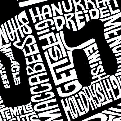 Hanukkah Dreidel - Women's Plus Size Word Art T-Shirt