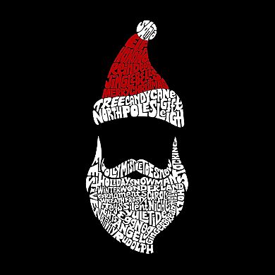 Women's Plus Size Word Art T-shirt - Santa Claus