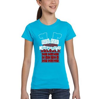 Chimney Santa - Girl's Word Art T-Shirt