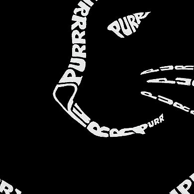 Cat Heart - Women's Plus Size Word Art T-Shirt