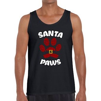 Santa Paws - Men's Word Art Tank Top