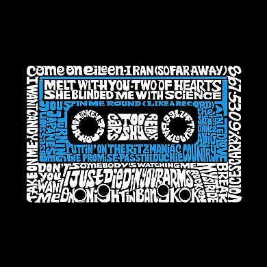 Women's Plus Size Word Art T-shirt - 80s One Hit Wonders