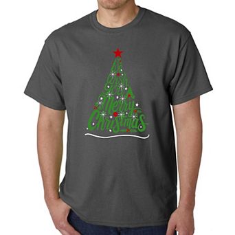 We Wish You A Merry Christmas - Men's Word Art T-Shirt