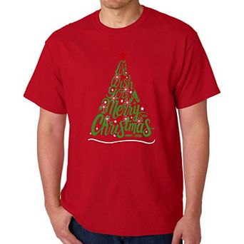 We Wish You A Merry Christmas - Men's Word Art T-Shirt