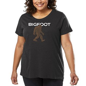 Bigfoot - Women's Plus Size Word Art T-Shirt