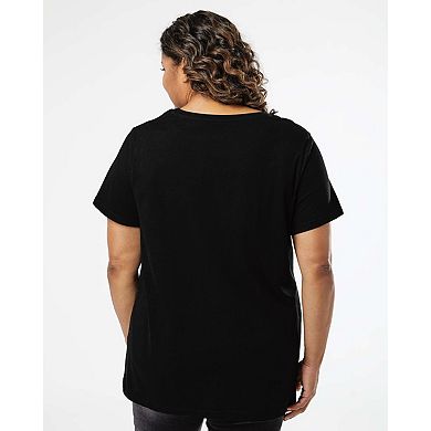 Women's Plus Size Word Art T-shirt - Santa's Reindeer