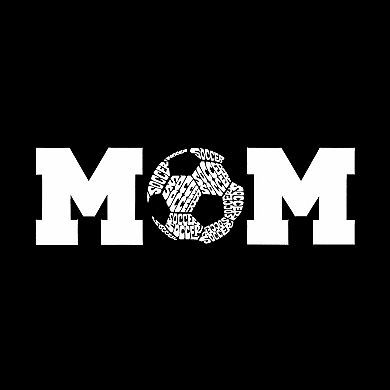 Soccer Mom - Women's Plus Size Word Art V-Neck