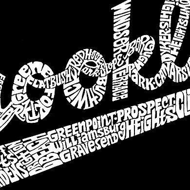 Women's Plus Size Word Art V-Neck - Brooklyn Neighborhoods