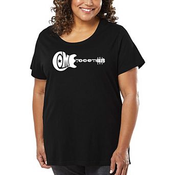 Women's Plus Size Word Art T-shirt - COME TOGETHER