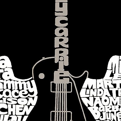 Country Female Singers - Women's Plus Size Word Art V-Neck